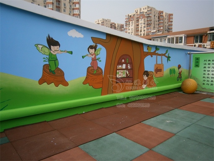 北京雨禾幼兒園墻繪