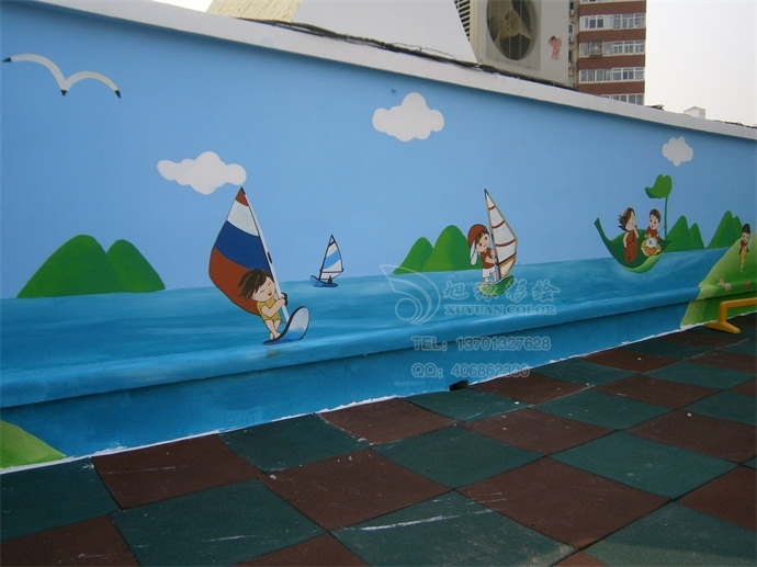 北京雨禾幼兒園墻繪